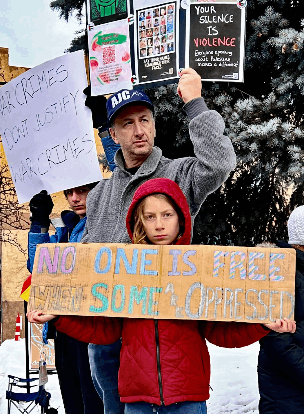 People protesting